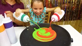 Christmas Pancake Art Challenge Блинный ЧЕЛЛЕНДЖ На Новый Год / Вики Шоу