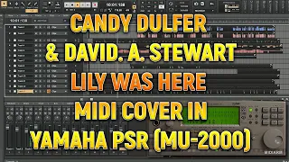 Candy Dulfer & David. A. Stewart - Lily Was here midi cover in Yamaha PSR