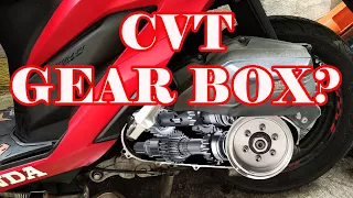 How a Scooter Transmission works (CVT)