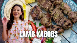 Juiciest Lamb Kabob Recipe | The Mediterranean Dish