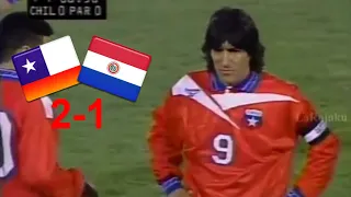 Chile vs Paraguay  -  Eliminatorias Francia 1998  -  fecha 14 -  #Resumen_LaRojaku