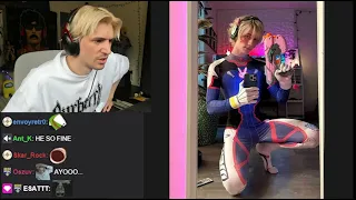 xQc Gets Caught Doing a D.Va Cosplay