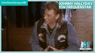 Extrait archives M6 Video Bank // Johnny Hallyday - Fréquenstar - 1992