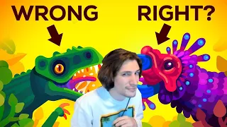 xQc reacts to Kurzgesagt What Dinosaurs ACTUALLY Looked Like