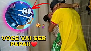 VOCÊ VAI SER PAPAI😍 REVELANDO A GRAVIDEZ PARA O MARIDO//*Ele chorou*😭