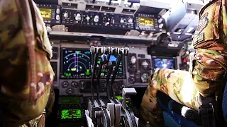 Rapid Descent & Touch-And-Go Cockpit View C-17 Globemaster III