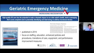 Opportunities in Geriatric EM Research