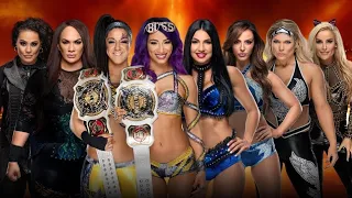 Sasha & Bayley Vs Natalya & Phoenix Vs Nia & Tamina Vs Iconics - Wrestlemania 35