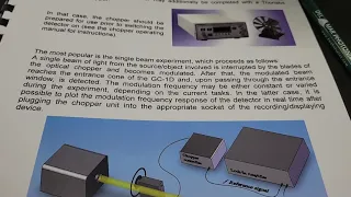 Golay Cell single beam experiment using optical chopper