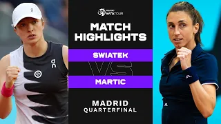 Iga Swiatek vs. Petra Martic | 2023 Madrid Quarterfinal | WTA Match Highlights