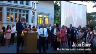 Dutch ambassador Joan Boer gives speech on "The Inauguration 2013"