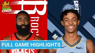 ROCKETS vs GRIZZLIES - FULL GAME HIGHLIGHT - January 14th, 2020