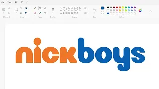 How to draw the NickBoys logo using MS Paint | How to draw on your computer