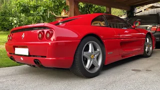 Ferrari F355 Berlinetta POV test drive by seen through cars