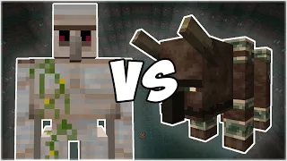 Iron Golem vs Ravager - Minecraft Mob Battle