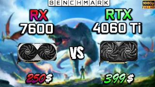 RX 7600 vs RTX 4060 Ti  // Test in 12 Games // 1080p // Benchmark