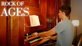 ONE OF AMERICA'S MOST BEAUTIFUL HYMN MELODIES // ROCK OF AGES - Church Organ