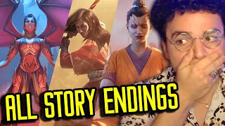 Mortal Kombat 1 - All Character Story ENDINGS REACTION!