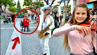 Even a LADY on a WHEELCHAIR is DANCING | Jerusalema - Karolina Protsenko & Daniele Vitale Sax