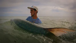 BEACH MONSTERS vs. MAN! - Surf Fishing