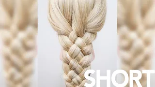 How to 5 Strand Braid For Beginners - Medium To Long Hair Hairstyles - Quick Ponytail Hairstyles