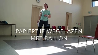 Papiertje wegblazen