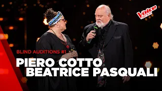 Piero Cotto e Beatrice Pasquali-“Grazie perché”|Blind Auditions #1|The Voice Senior Italy|Stagione 2