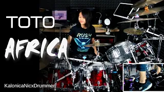 Africa - Toto - Jeff Porcaro || Drum cover by Kalonica Nicx