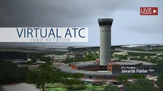 IVAO Online ATC | Jakarta Radar (East) WIIF_E_CTR | 2024-May-05