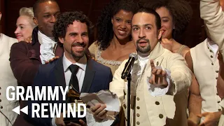 Watch Lin-Manuel Miranda's Epic 'Hamilton' GRAMMY Acceptance Rap | GRAMMY Rewind