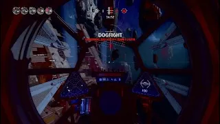 STAR WARS SQUADRONS Dogfight (Galactic Empire) Fostar Haven Tie Interceptor Gameplay [1080p]