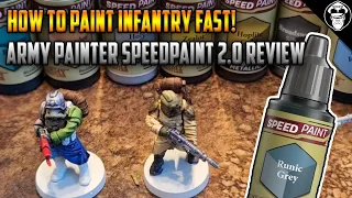 How to paint Guard Infantry FAST! Army Painter Speedpaints 2.0 Review