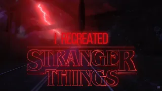 Stranger Things | Upside Down Recreation | After Effects