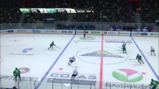 Barys @ Salavat Yulaev 09/16/2015 / Салават Юлаев - Барыс 2:1 ШБ