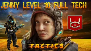 War Commander Jenny The hero Level 10 Full Tech.