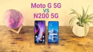 Motorola Moto G 5G vs OnePlus Nord N200 5G