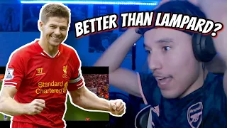 American REACTS to Steven Gerrard ● The Sniper | Best Goals Ever 🤩🔥