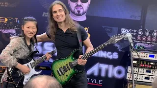 Kiko Loureiro and Li-sa X jamming, Part 1: NAMM 2019