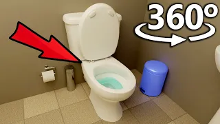 FLUSHED DOWN THE TOILET in 360° | VR/4K