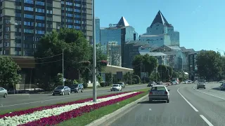 Kazakhstan. Almaty. The roads . Алматы. Дороги нашего города во время карантина.