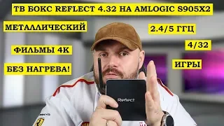 СМАРТ ТВ БОКС REFLECT MS 4.32 НА Amlogic S905X2. Любителям фильмов и игр ПОСВЯЩАЕТСЯ!!!