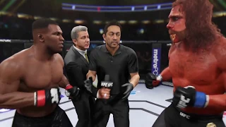 Mike Tyson vs. Bigfoot (EA Sports UFC 2) - CPU vs. CPU - Crazy UFC 👊🤪