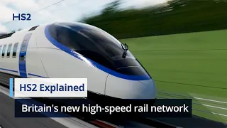 This is Britain's new high-speed rail network.