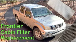 Nissan Frontier Cabin Filter Replacement (2005 - 2021)