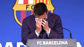 Tearful Lionel Messi Says Goodbye To Barcelona (English Subtitles)