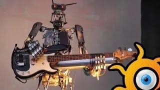 Robot-metal band Compressorhead - FULL! concert in Moscow in 18.05.2014!