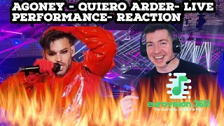 Agoney – Quiero Arder - Live Performance Reaction - Benidorm Fest 2023