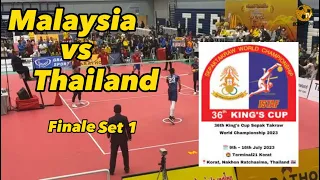 Kings Cup 2023 Final Malaysia vs Thailand 1st set