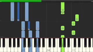 Pat Boone - The Exodus Song - Easy Piano with Chords