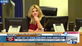 Last day for locals to voice concerns over annexation